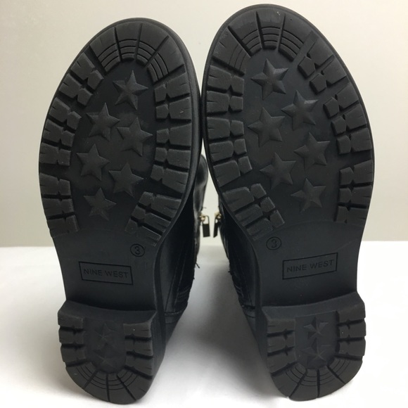 Girls Nine West Moto Boots - Picture 6 of 7